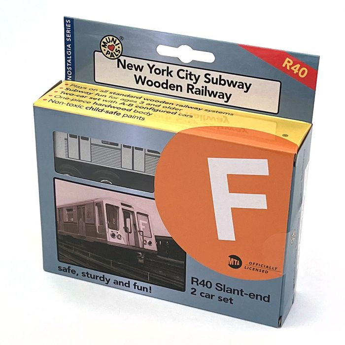 Mta wooden train set online