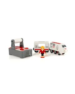 BRIO White Remote Control Travel Train