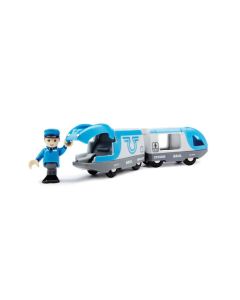 BRIO Blue Battery Operated Travel Engine