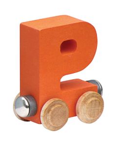 Wooden Letter P Train