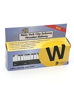 NYC Subway Wooden W Train (R160)