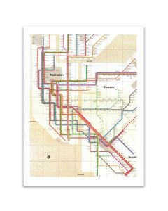 1972 Vignelli Diagram Notecard