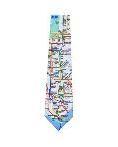 NYC Subway Map Tie