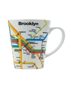 Vignelli Diagram Brooklyn Latte Mug