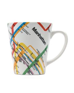 Vignelli Diagram Manhattan Latte Mug