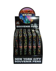 Black NYC Subway Map Pen