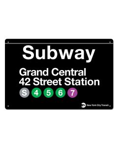 Grand Central 42nd Street Subway Sign