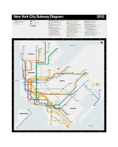 Vignelli 2012 NYC Subway Diagram Print