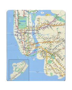 NYC Subway Map Mousepad