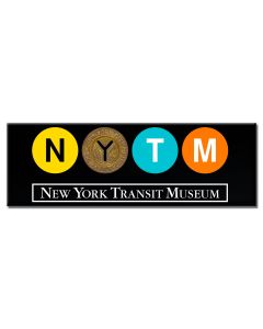 New York Transit Museum Token Routes Magnet