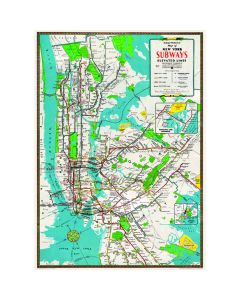 Elevated Lines Subway Map Wrap