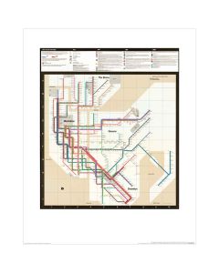 1972 Subway Guide 16x20 Print