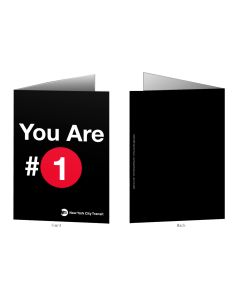 You Are #1 Notecard