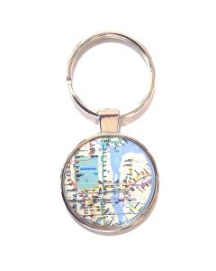 Keychain Subway Map Dome