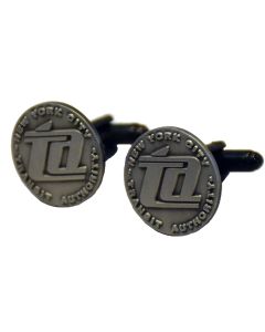 Transit Authority TA Matte Cufflink