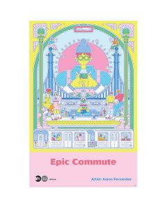 2019 Epic Commute MTA Arts & Design Poster