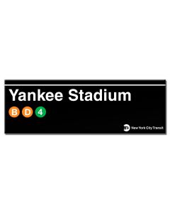 Yankee Stadium Subway Stop Magnet