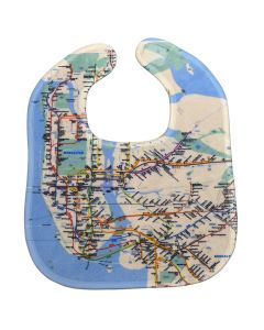 NYC Subway Map Baby Bib