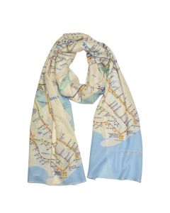 New York Subway Map Scarf