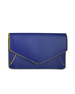 Envelope Business Card Holder Cobalt/Yellow