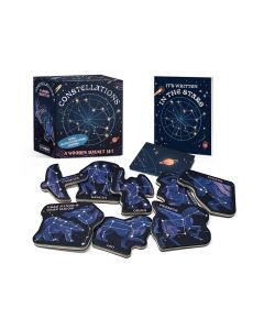 Constellations: A Wooden Magnet Set: With glow-in-the dark poster!