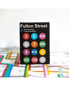 Black Edition Fulton Street MTA Playing Cards