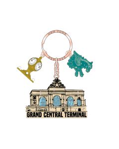 Grand Central Terminal Rose Gold Keychain