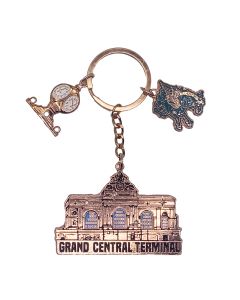 Grand Central Terminal Rose Gold Keychain