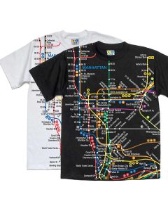 Adult Manhattan Subway Map T-Shirt