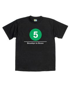 Kids Tee 5 Train (Brooklyn to Bronx)