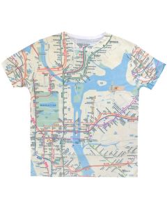 NYC Subway Kids "All-Over" Map Tee