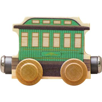 Wood NameTrains Passenger Car