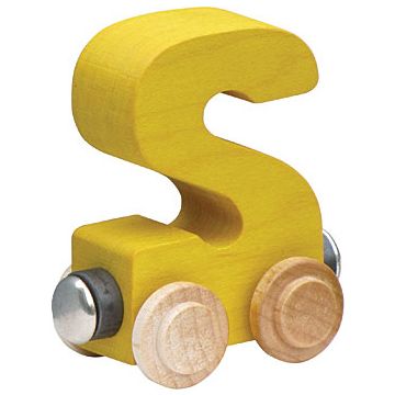 Wooden Letter S Train