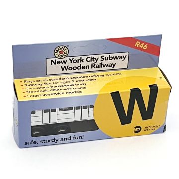 NYC Subway Wooden W Train (R160)