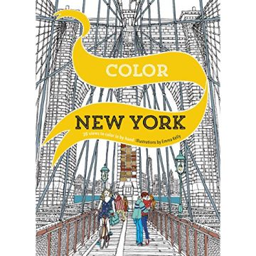 Color New York: 20 Views to Color Book