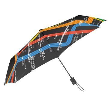 Vignelli Manhattan Diagram Umbrella