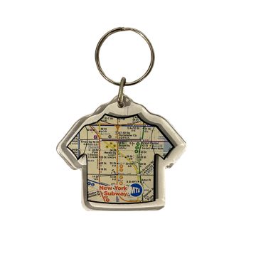 Key Ring Map Tee Lucite