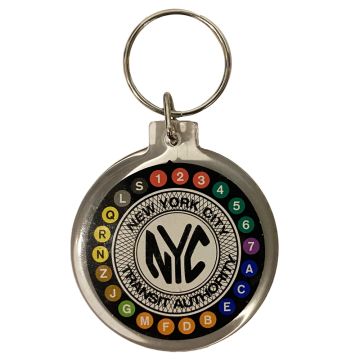 Key Ring Multisymbol Lucite