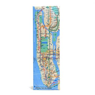 Tall Subway Map Magnet