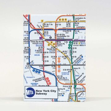 Subway Map Magnet - White