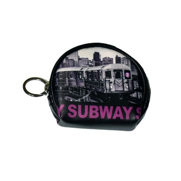 Small Round Subway Coin Purse