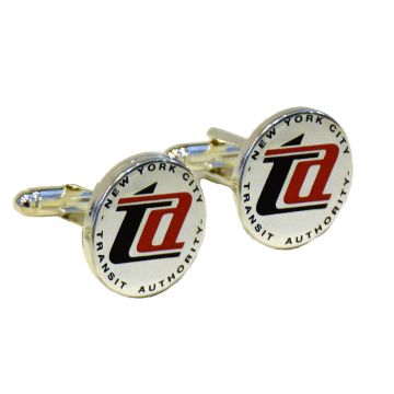 Transit Authority TA Color Cufflink