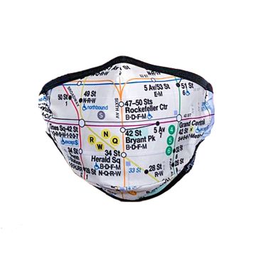 Kids Subway Map Face Mask