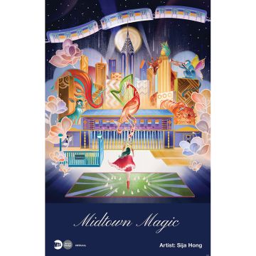 2020 Midtown Magic MTA Arts & Design Poster