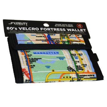 NYC Subway Map RFID Wallet