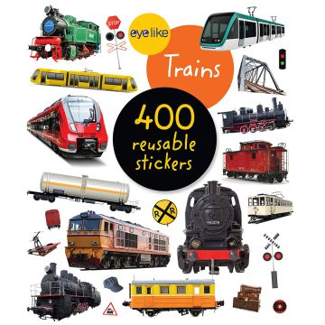 Eyelike Stickers: Trains Sticker Book