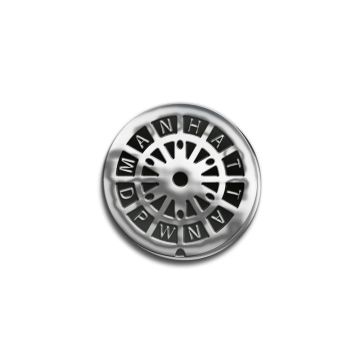 New York Manhattan Manhole Cover Pin