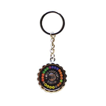 Bottle Cap Opener Subway Keychain