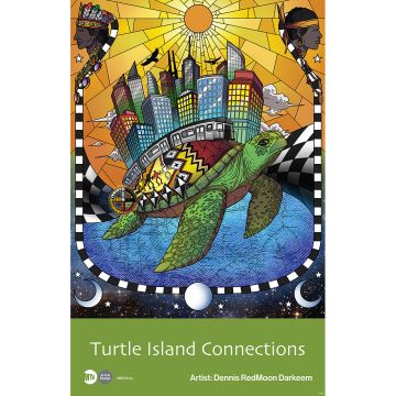 2023 Turtle Island Connections - MTA Arts & Design Poster