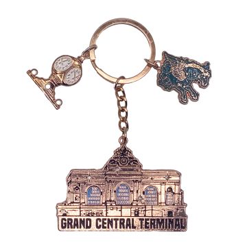 Grand Central Terminal Rose Gold Keychain